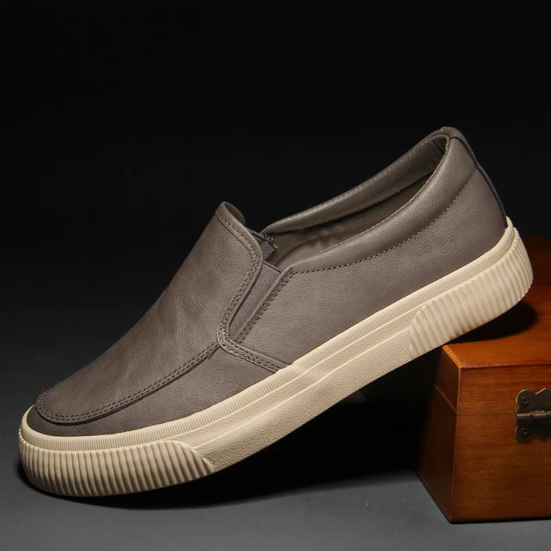 Ace Low Leather Slip-On Shoes - Image 3