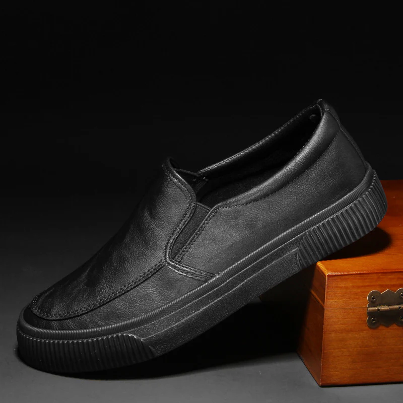 Ace Low Leather Slip-On Shoes - Image 5