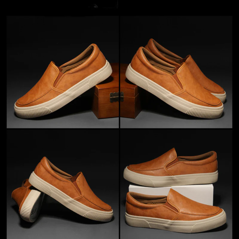 Ace Low Leather Slip-On Shoes - Image 7
