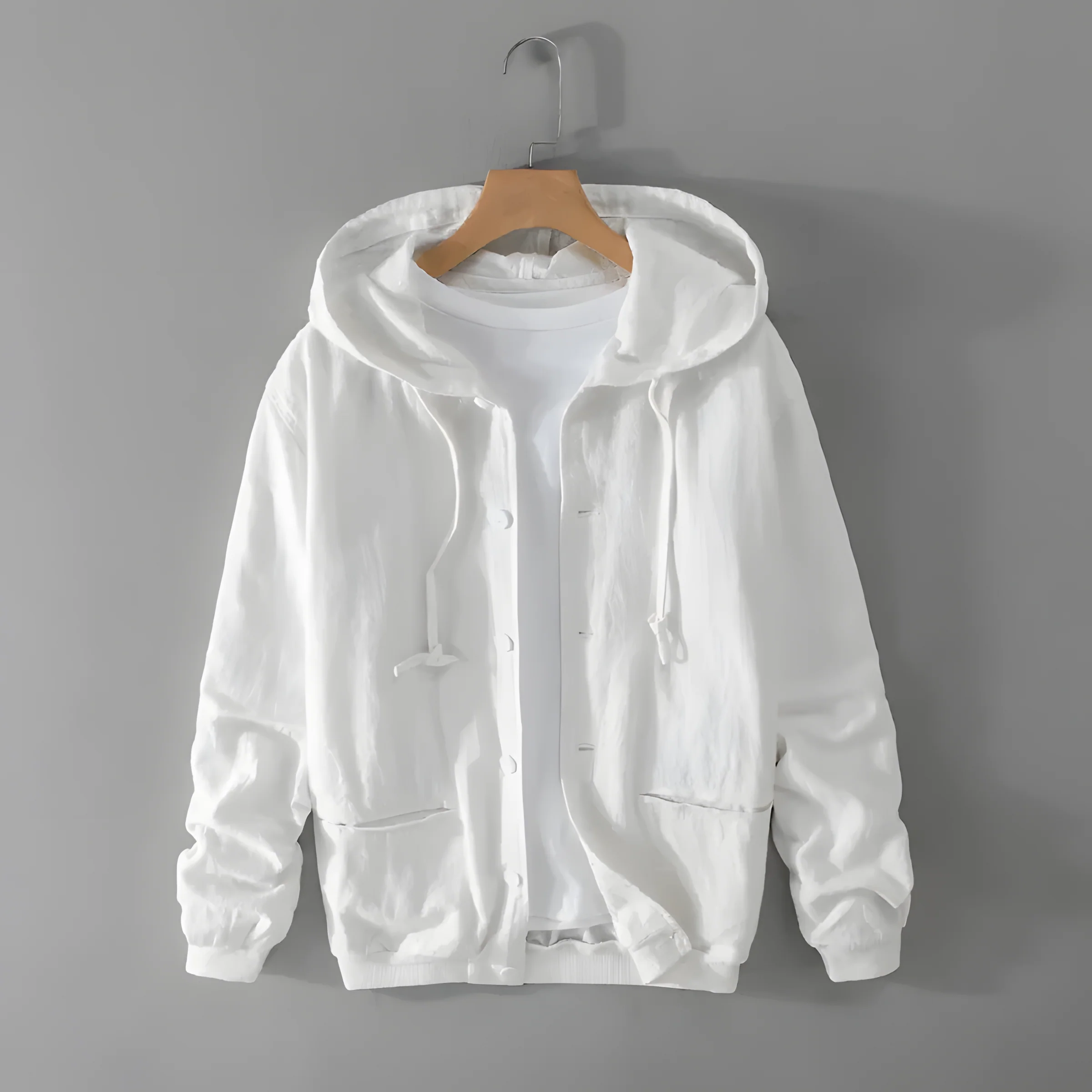 Everest Linen Hoodie - Image 4