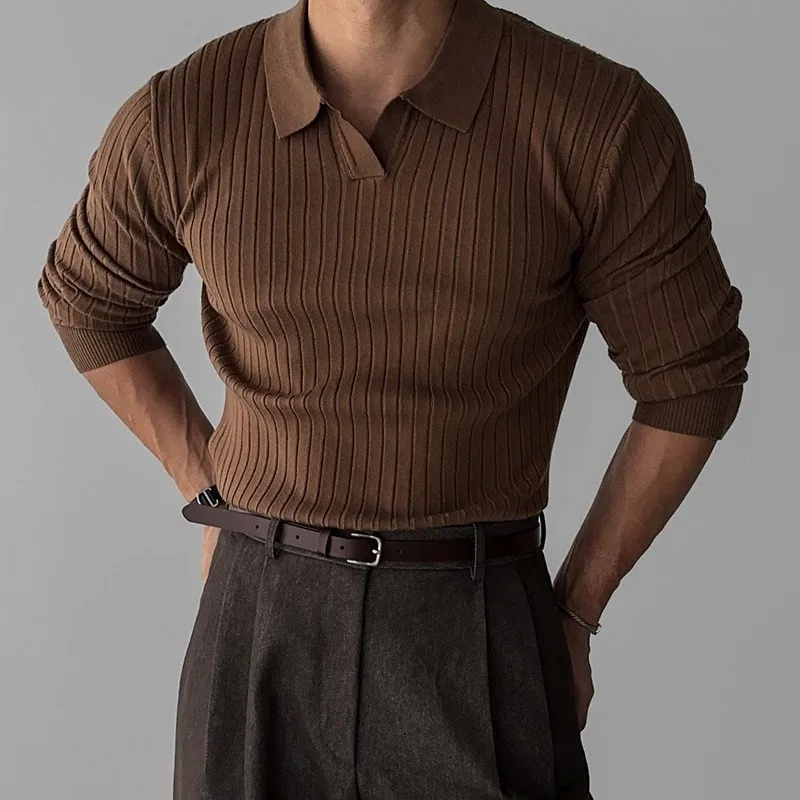 Hadley Ribbed Knit Polo - Image 5