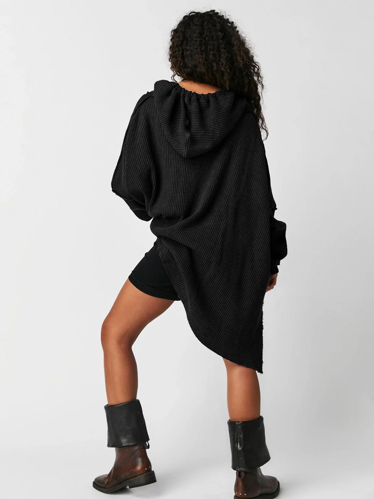 Haven Oversized Waffle Hoodie - Image 19