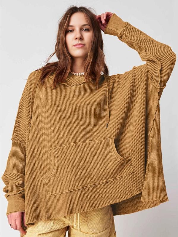Haven Oversized Waffle Hoodie - Image 7