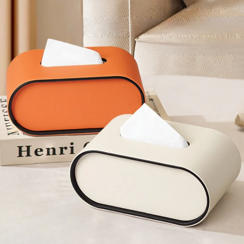 Leathora Oval Tissue Box - Image 5