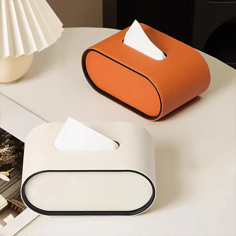 Leathora Oval Tissue Box - Image 7