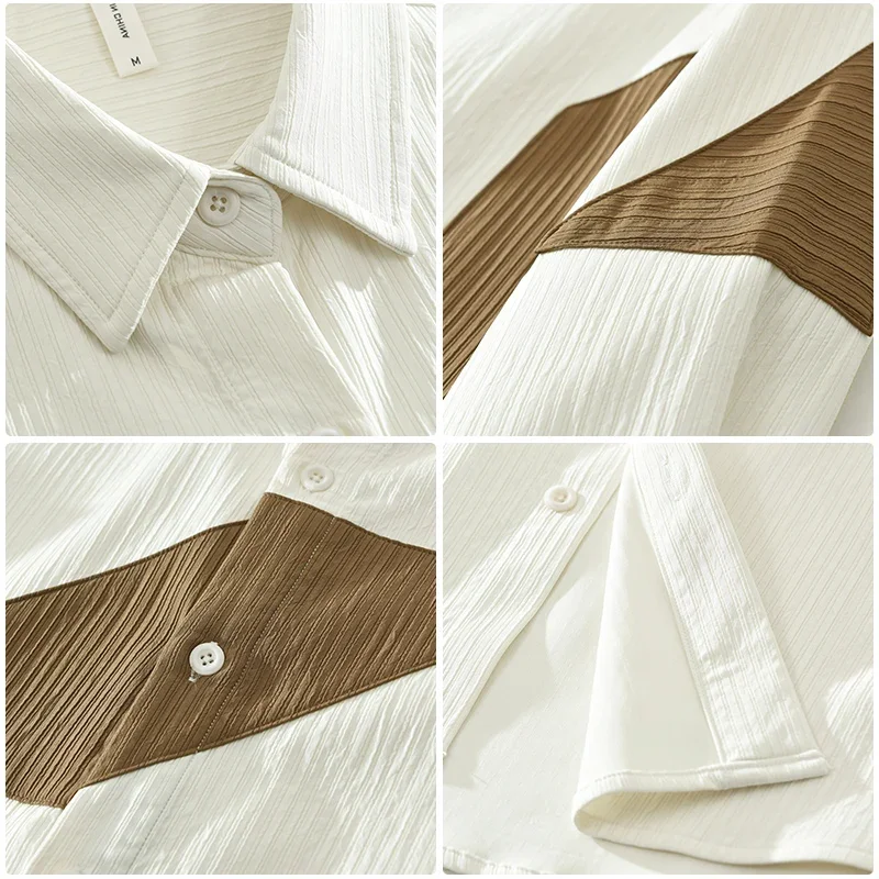 MOJAVE PATCHWORK 100% COTTON SHIRT - Image 5