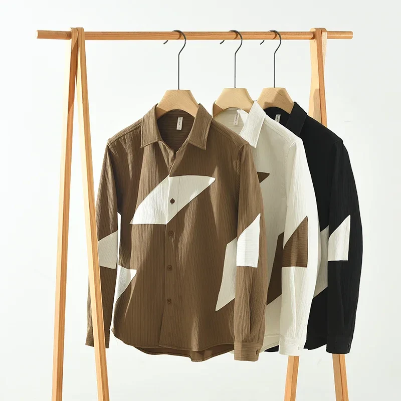 MOJAVE PATCHWORK 100% COTTON SHIRT - Image 7