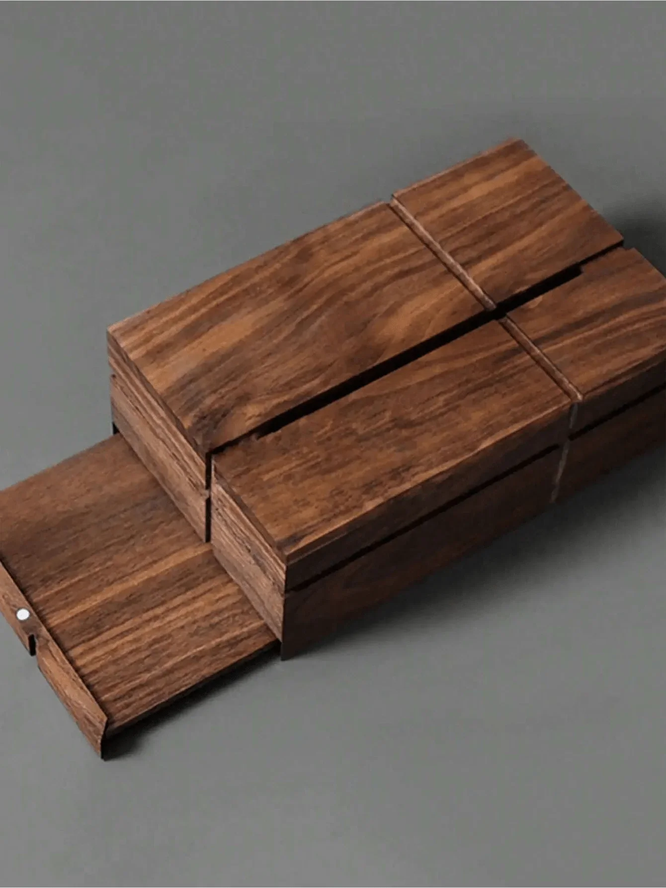 Nordic Walnut Tissue Box Cover - Image 6