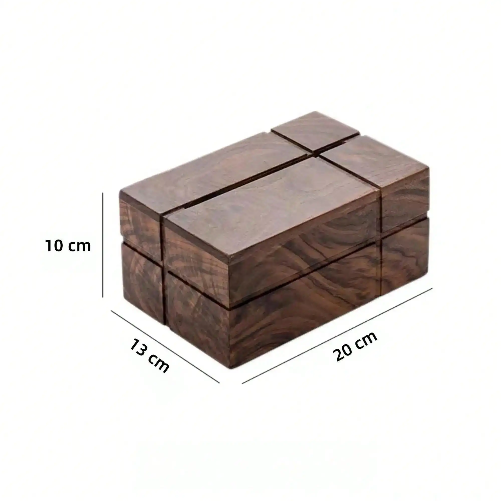 Nordic Walnut Tissue Box Cover - Image 7