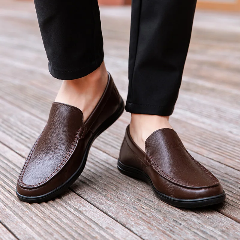 Reed Genuine Leather Loafers - Image 5