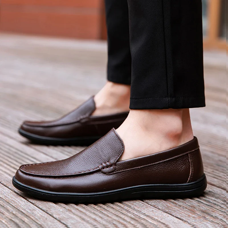 Reed Genuine Leather Loafers - Image 6
