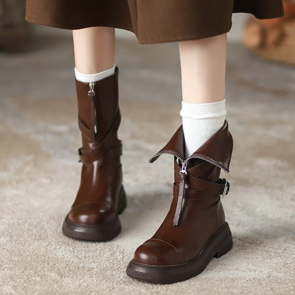 Sienna Buckle Boots - Image 13