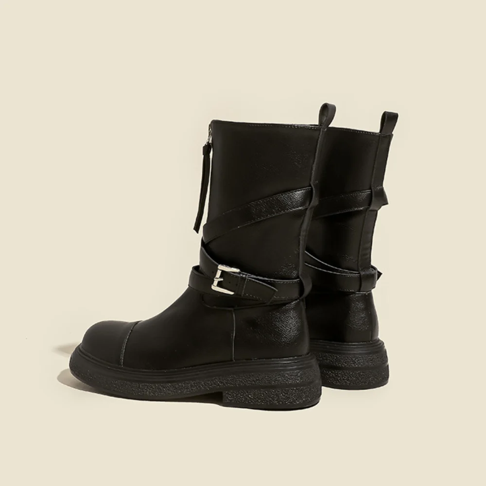 Sienna Buckle Boots - Image 4