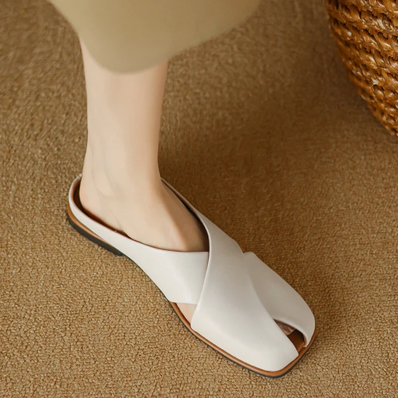 Valentara Crisscross Mules - Image 10
