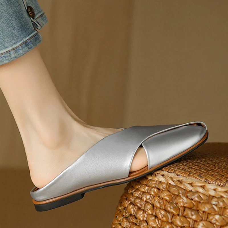 Valentara Crisscross Mules - Image 14