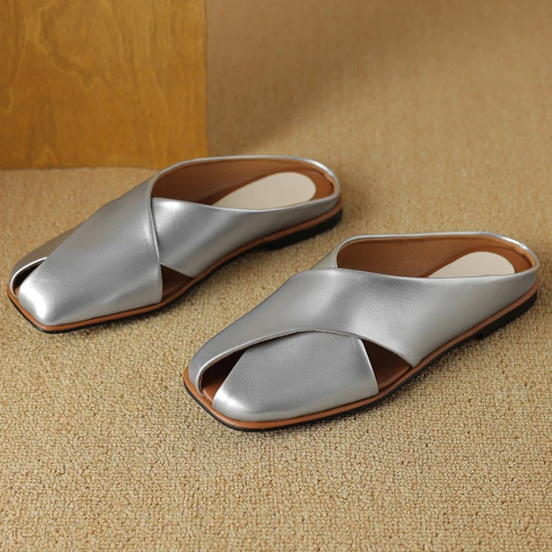 Valentara Crisscross Mules - Image 16