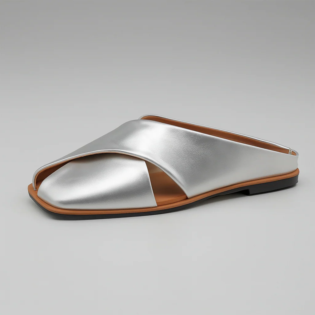Valentara Crisscross Mules - Image 3