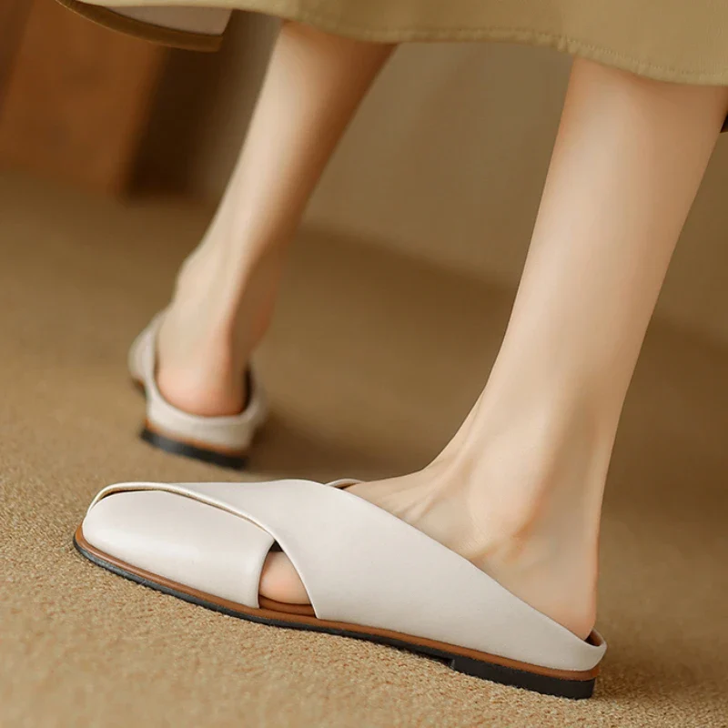 Valentara Crisscross Mules - Image 9