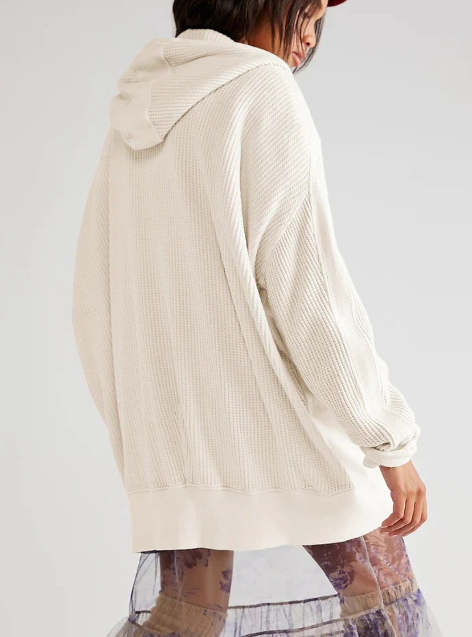 Wanderer Waffle-Knit Hoodie - Image 11