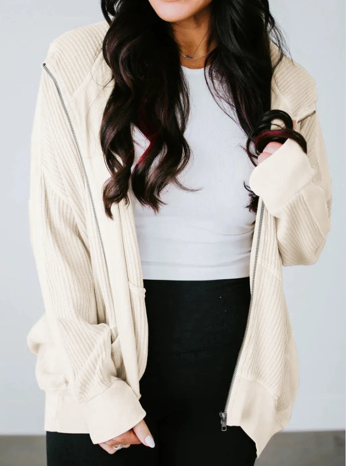 Wanderer Waffle-Knit Hoodie - Image 15